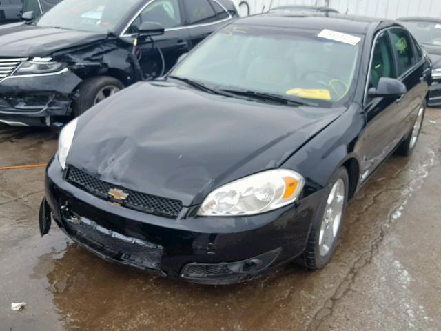2G1WD58C089288459 - 2008 CHEVROLET IMPALA SUP შავი ფოტო 2