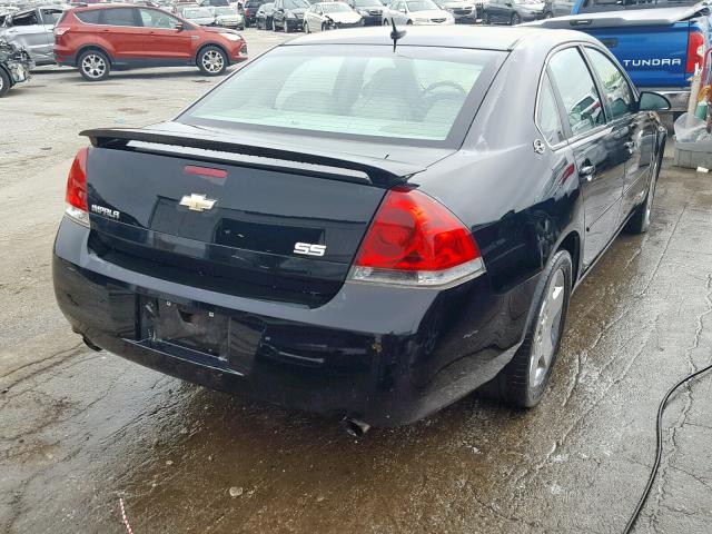 2G1WD58C089288459 - 2008 CHEVROLET IMPALA SUP შავი ფოტო 4