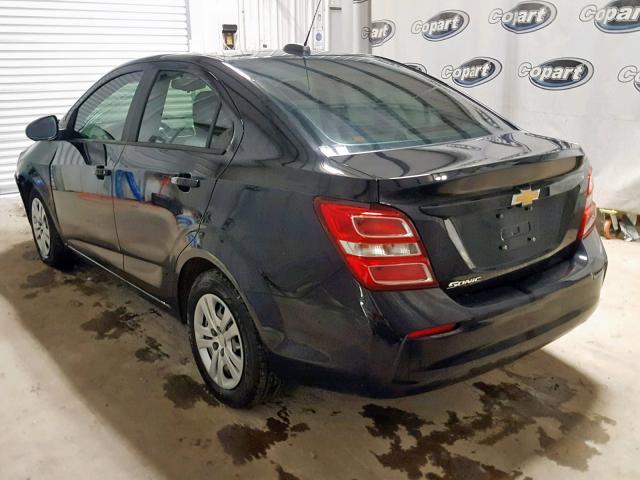 1G1JB5SHXH4137006 - 2017 CHEVROLET SONIC LS 黑色 照片 3