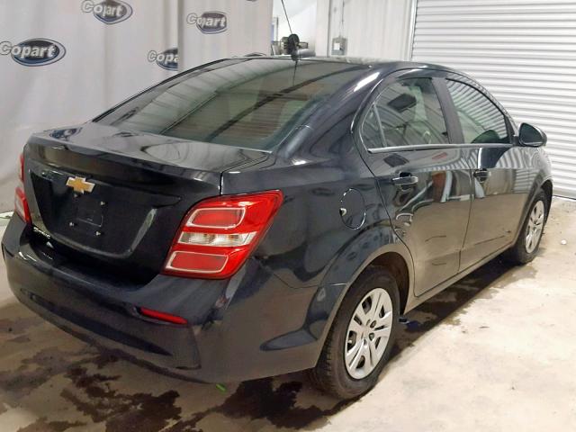 1G1JB5SHXH4137006 - 2017 CHEVROLET SONIC LS 黑色 照片 4