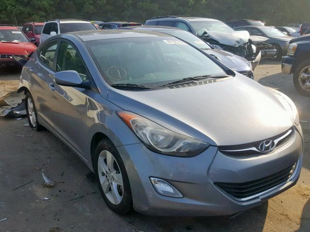 KMHDH4AE8DU016789 - 2013 HYUNDAI ELANTRA GL SILVER photo 1