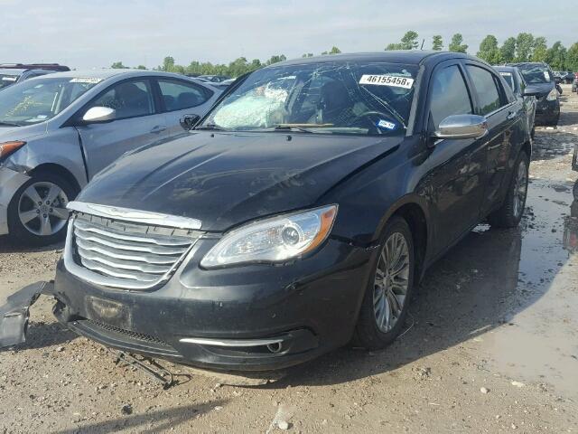 1C3CCBCG9CN159376 - 2012 CHRYSLER 200 LIMITE BLACK photo 2