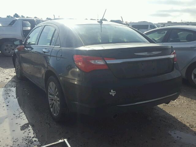 1C3CCBCG9CN159376 - 2012 CHRYSLER 200 LIMITE BLACK photo 3