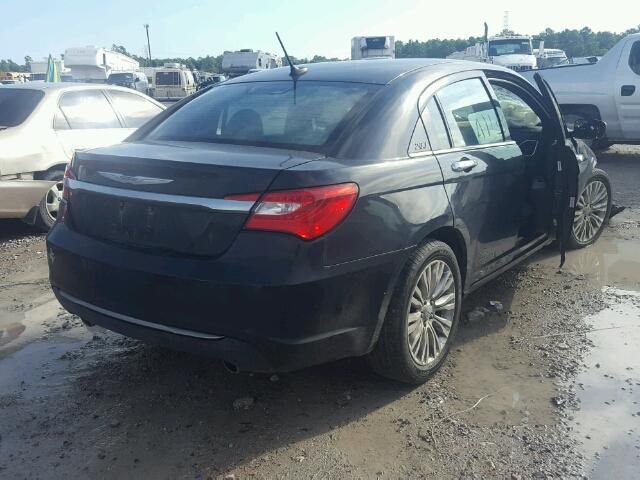 1C3CCBCG9CN159376 - 2012 CHRYSLER 200 LIMITE BLACK photo 4