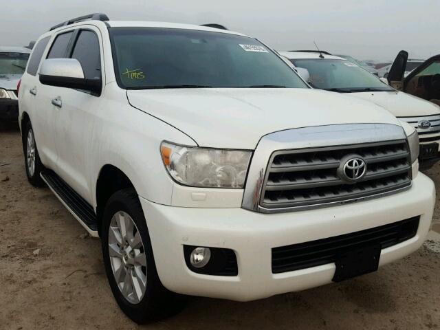 5TDYY5G11FS060074 - 2015 TOYOTA SEQUOIA PL WHITE photo 1