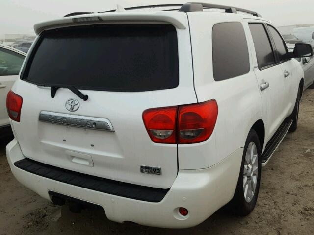 5TDYY5G11FS060074 - 2015 TOYOTA SEQUOIA PL WHITE photo 4