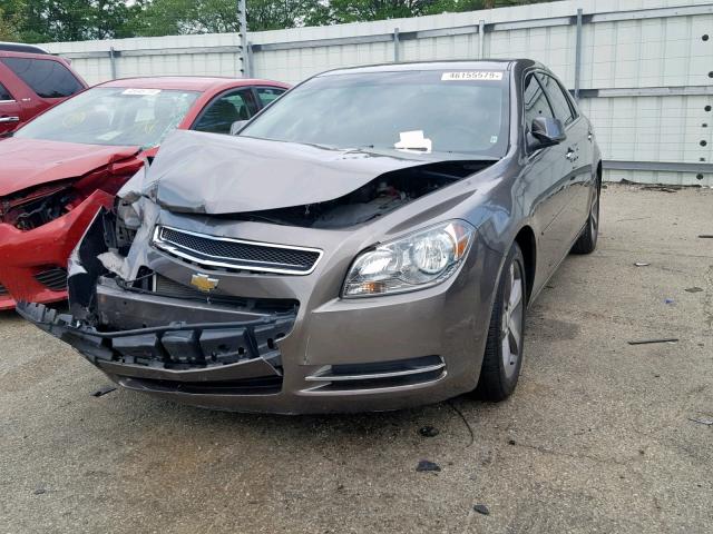 1G1ZC5EU7CF314472 - 2012 CHEVROLET MALIBU 1LT TAN photo 2