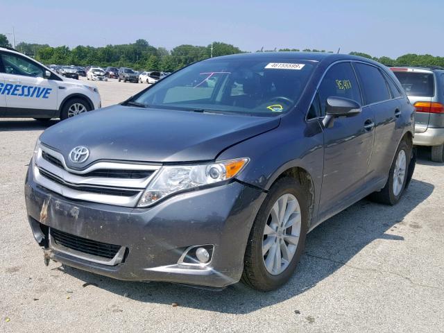 4T3ZA3BB9DU063510 - 2013 TOYOTA VENZA LE GRAY photo 2