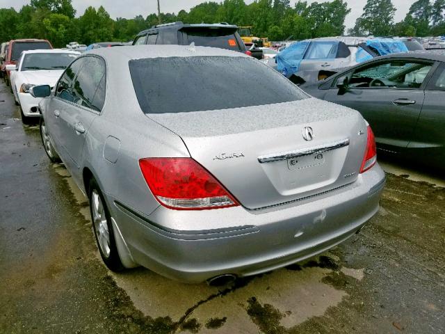 JH4KB16566C008525 - 2006 ACURA RL SILVER photo 3