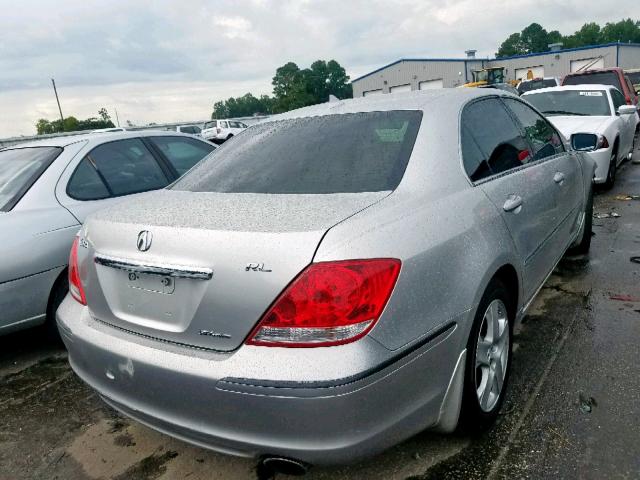 JH4KB16566C008525 - 2006 ACURA RL SILVER photo 4