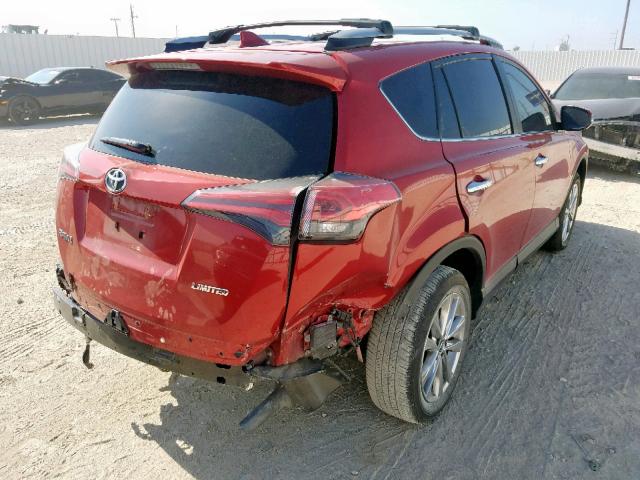 2T3YFREV3HW391856 - 2017 TOYOTA RAV4 LIMIT RED photo 4