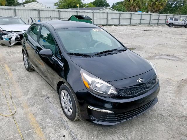 KNADM4A31H6071073 - 2017 KIA RIO LX BLACK photo 1