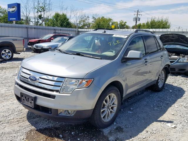 2FMDK38C97BA65557 - 2007 FORD EDGE SEL SILVER photo 2