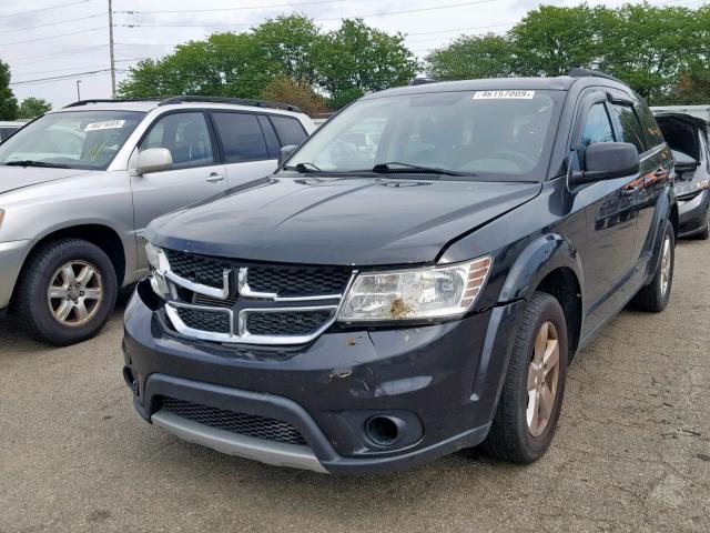 3D4PG1FG4BT547544 - 2011 DODGE JOURNEY MA BLACK photo 2