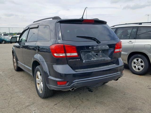 3D4PG1FG4BT547544 - 2011 DODGE JOURNEY MA BLACK photo 3