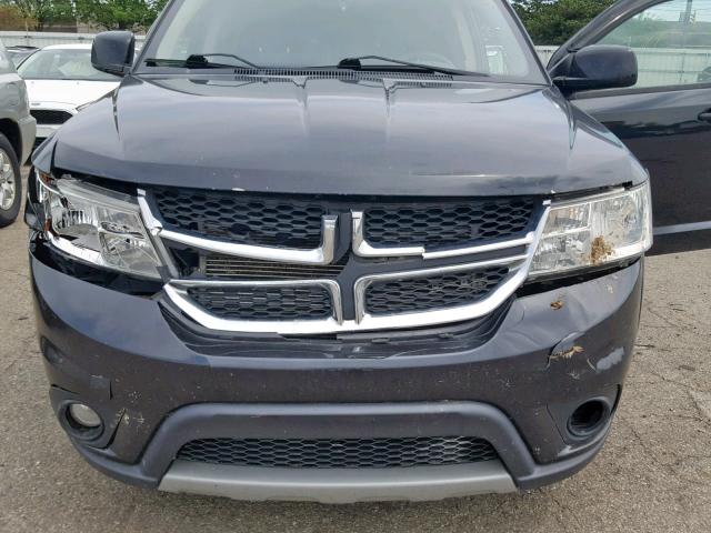 3D4PG1FG4BT547544 - 2011 DODGE JOURNEY MA BLACK photo 9