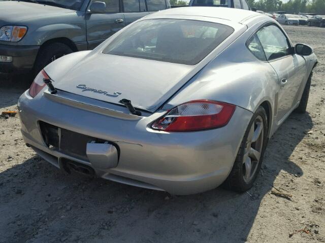 WP0AB29846U781920 - 2006 PORSCHE CAYMAN S SILVER photo 4