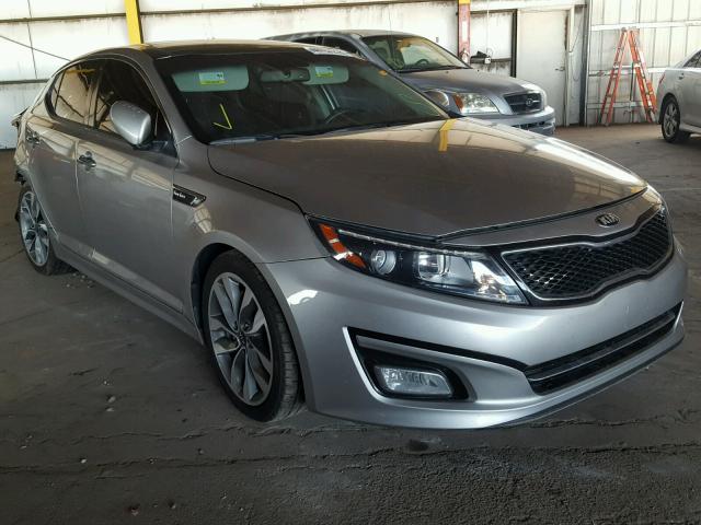 5XXGR4A66FG378474 - 2015 KIA OPTIMA SX SILVER photo 1