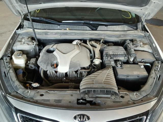 5XXGR4A66FG378474 - 2015 KIA OPTIMA SX SILVER photo 7