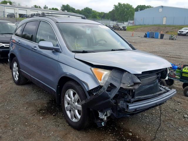 JHLRE48738C021388 - 2008 HONDA CR-V EXL BLUE photo 1