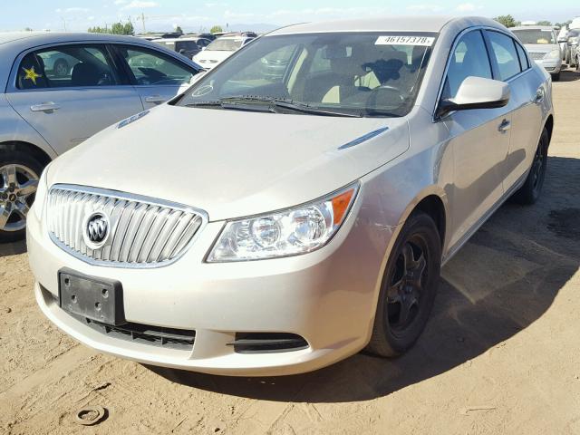 1G4GB5EG4AF125556 - 2010 BUICK LACROSSE C CREAM photo 2