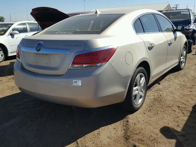 1G4GB5EG4AF125556 - 2010 BUICK LACROSSE C CREAM photo 4