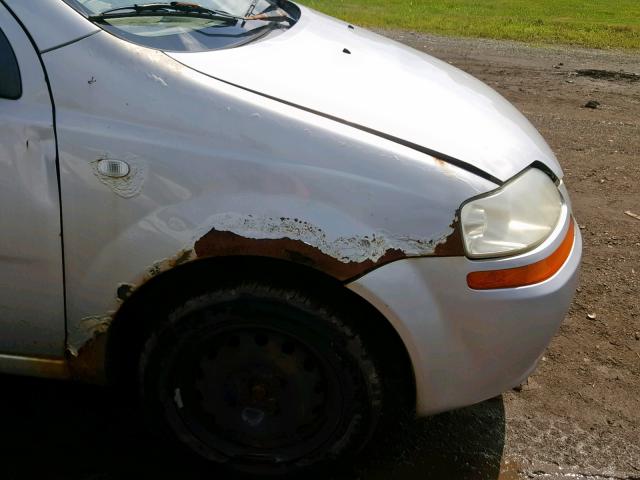 KL1TD56636B554521 - 2006 CHEVROLET AVEO BASE Boz foto 10