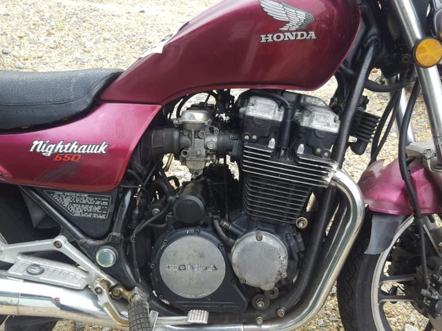 JH2RC1303DM012603 - 1983 HONDA CB650 SC MAROON photo 7