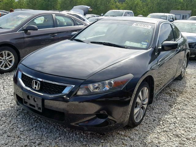 1HGCS12899A008719 - 2009 HONDA ACCORD EXL BLACK photo 2