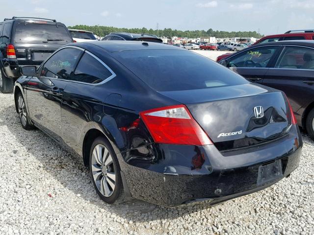 1HGCS12899A008719 - 2009 HONDA ACCORD EXL BLACK photo 3