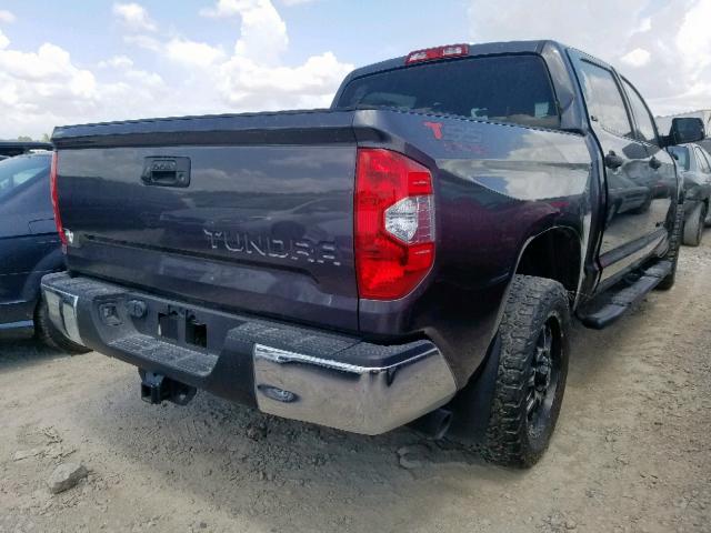 5TFEM5F18HX115715 - 2017 TOYOTA TUNDRA CRE GRAY photo 4