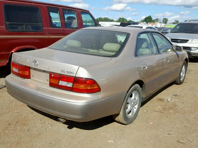 JT8BF22G7V5008392 - 1997 LEXUS ES 300 BEIGE photo 4