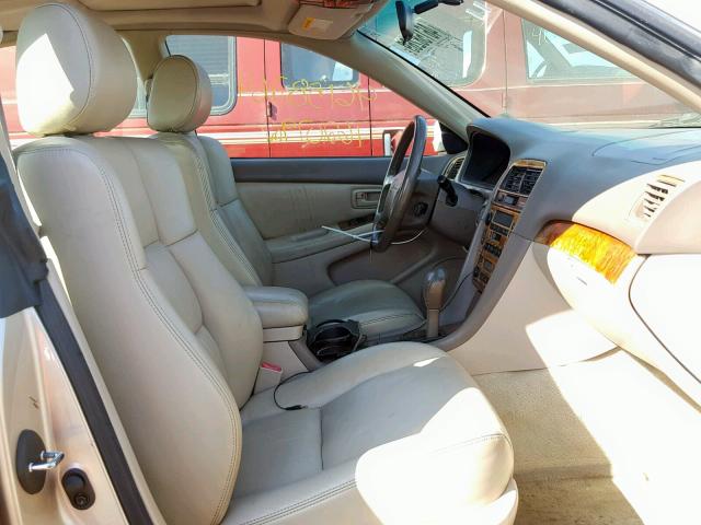 JT8BF22G7V5008392 - 1997 LEXUS ES 300 BEIGE photo 5