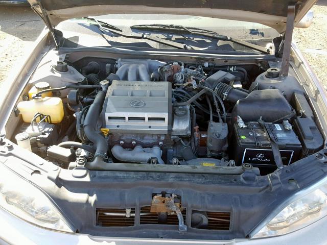 JT8BF22G7V5008392 - 1997 LEXUS ES 300 BEIGE photo 7