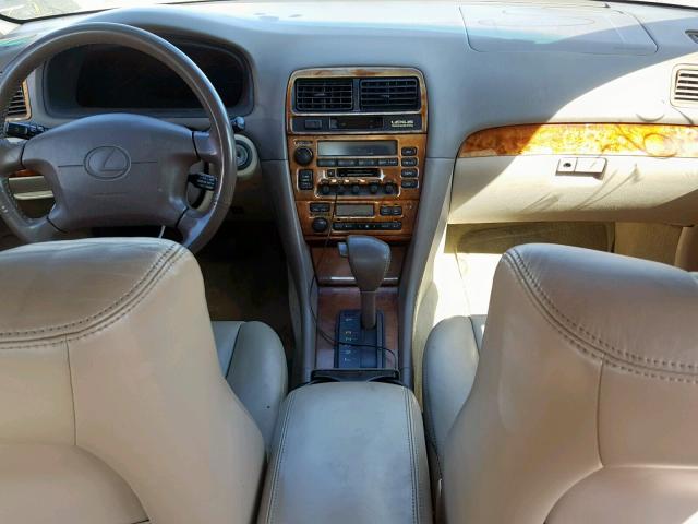 JT8BF22G7V5008392 - 1997 LEXUS ES 300 BEIGE photo 9