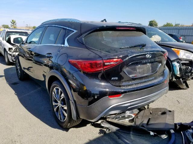 SJKCH5CR5HA036931 - 2017 INFINITI QX30 BASE BLACK photo 3