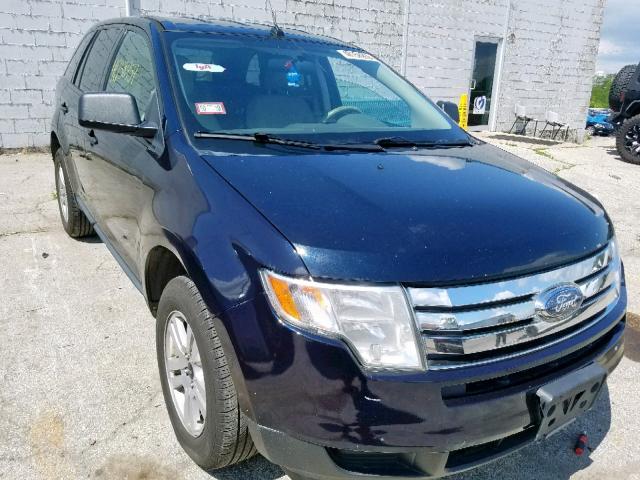 2FMDK36C39BA65723 - 2009 FORD EDGE SE BLUE photo 1