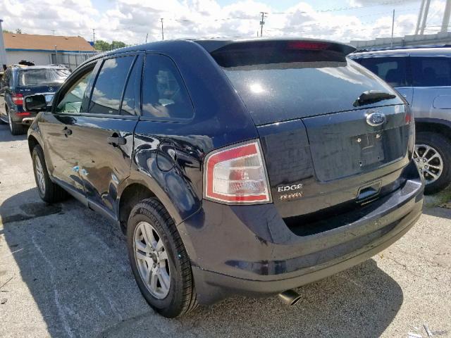 2FMDK36C39BA65723 - 2009 FORD EDGE SE BLUE photo 3