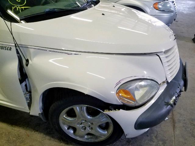 3C8FY4BB41T628980 - 2001 CHRYSLER PT CRUISER WHITE photo 9