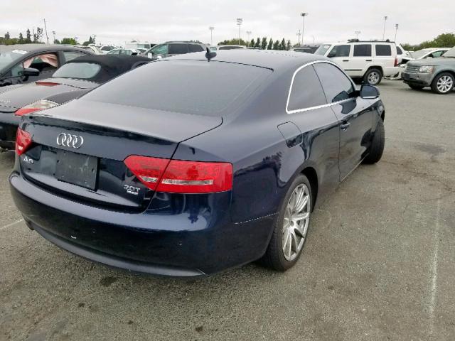 WAULFAFR0BA085178 - 2011 AUDI A5 PREMIUM BLUE photo 4