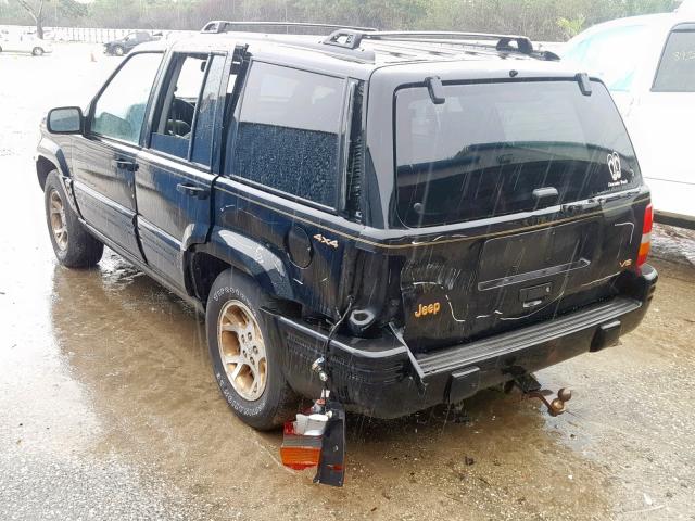 1J4GZ78Y6VC684429 - 1997 JEEP GRAND CHER BLACK photo 3