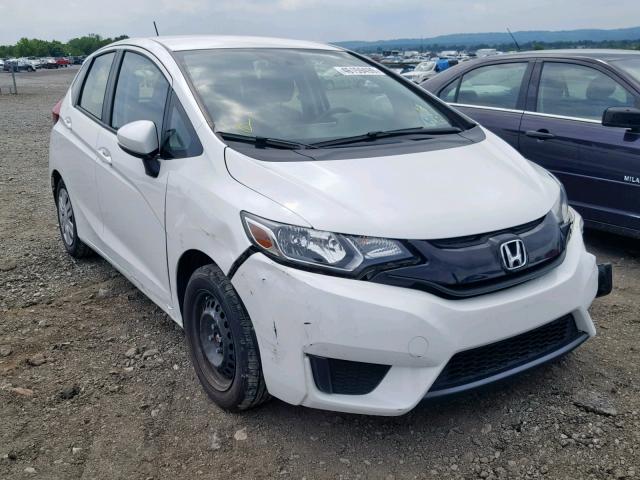 JHMGK5H5XGX025171 - 2016 HONDA FIT LX WHITE photo 1