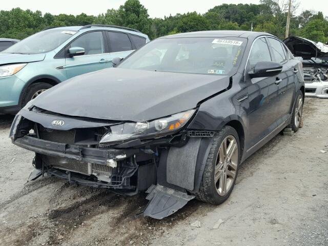 5XXGR4A60DG119024 - 2013 KIA OPTIMA SX BLACK photo 2