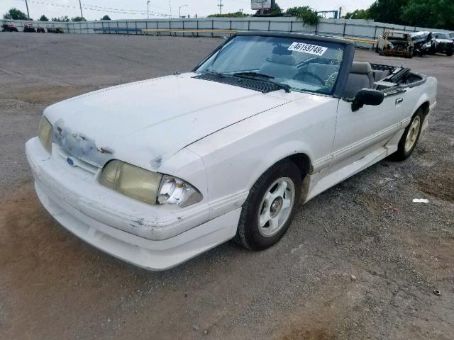 1FACP44M7MF155022 - 1991 FORD MUSTANG LX WHITE photo 2