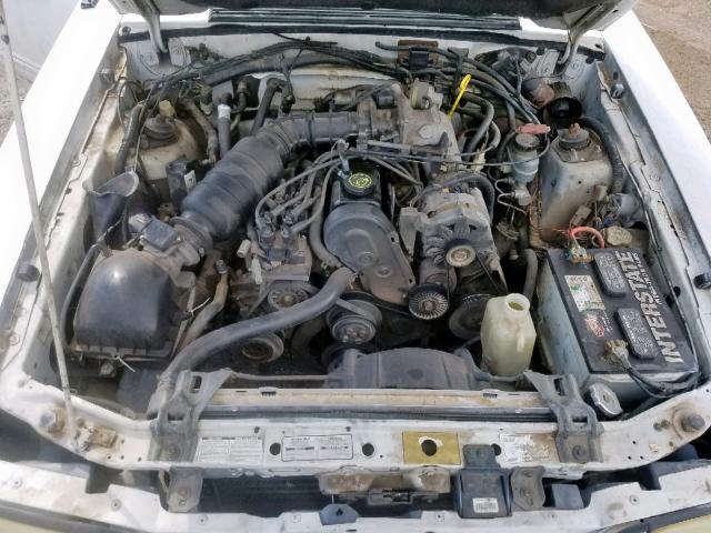 1FACP44M7MF155022 - 1991 FORD MUSTANG LX WHITE photo 7