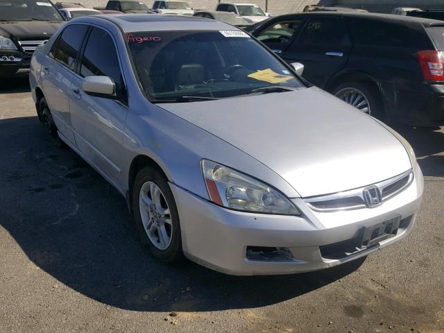 1HGCM56877A077949 - 2007 HONDA ACCORD EX SILVER photo 1