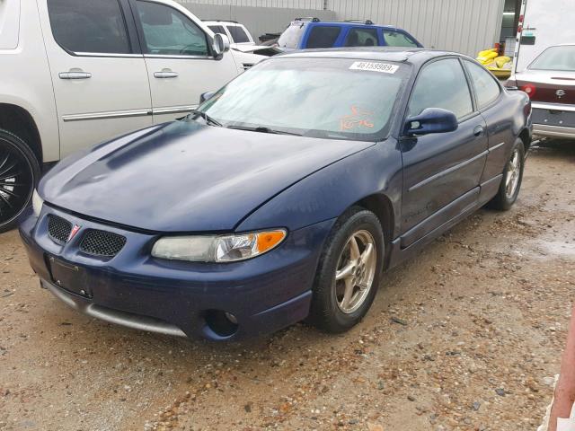 1G2WP12K71F251076 - 2001 PONTIAC GRAND PRIX BLUE photo 2