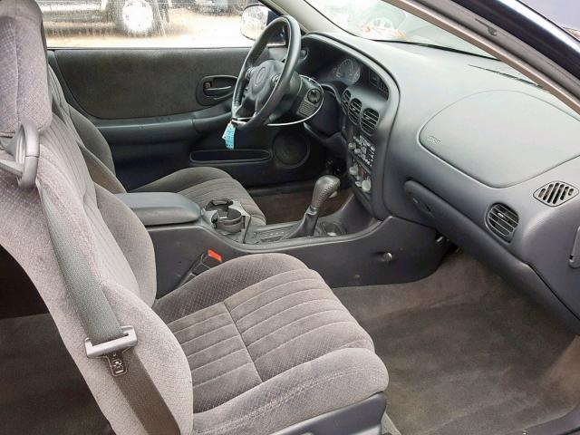 1G2WP12K71F251076 - 2001 PONTIAC GRAND PRIX BLUE photo 5