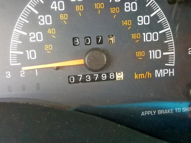 1G2WP12K71F251076 - 2001 PONTIAC GRAND PRIX BLUE photo 8