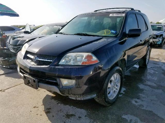 2HNYD18603H543297 - 2003 ACURA MDX TOURIN BLACK photo 2